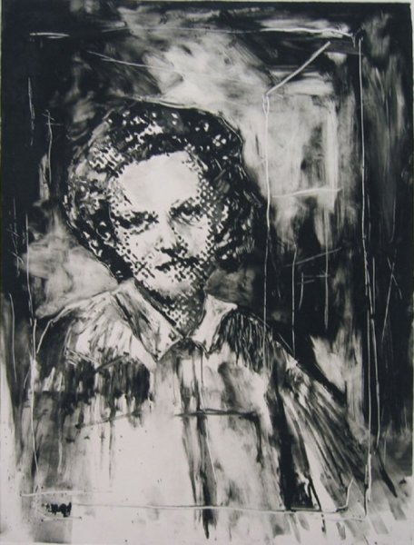 Matt Jones Polke’s Girl, 2002 Monotype 29 x 22 inches 73.7 x 55.9 cms