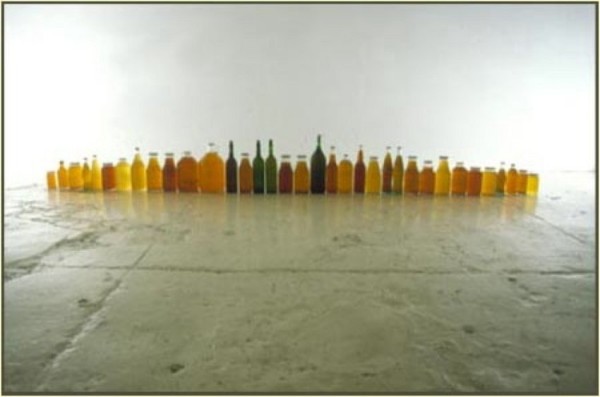 Andrew Castrucci, Urine Bottles, 1985