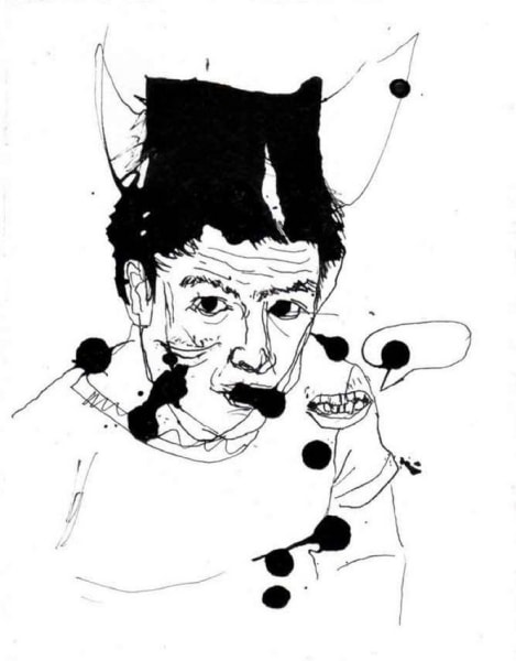 Tze Chun, Portrait with Horns, 2003