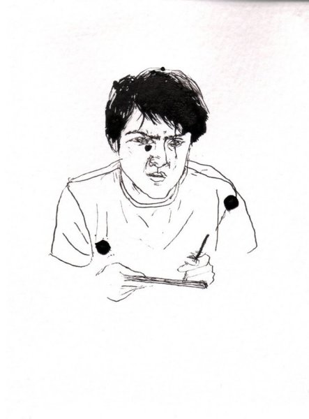 Tze Chun, Small Self Portrait, 2003