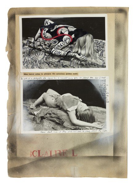 Dan Eldon, Nude Reclining on Rock, Created - 1988 | Printed - 2017