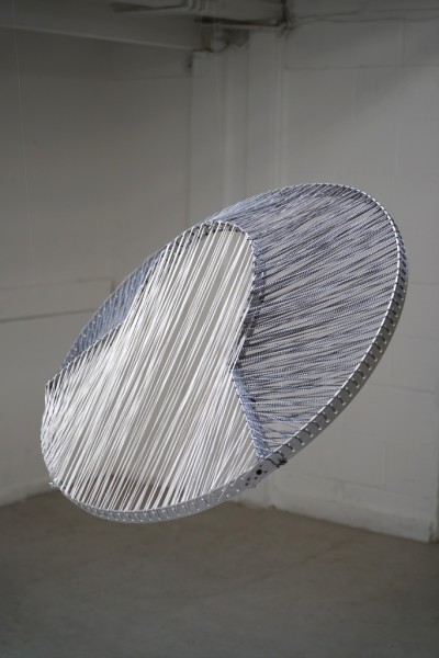 Florentine Ruault Elevation 1 Aluminium and Sabra thread 80 x 90 x 12 cm 31 1/2 x 35 3/8 x 4 3/4 in