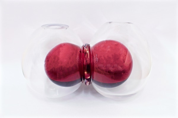 RINE BERNADINO REGLA 2017 Hand blown glass, water, & mestural blood