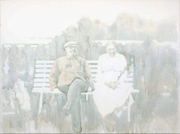 Tatiana Istomina, White Bench, 2011