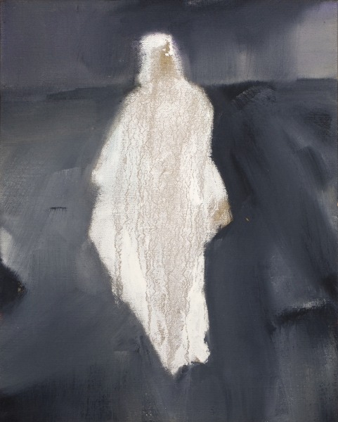 Melora Griffis, "loose garment," 2015, oil on linen, 14 x 11 in.