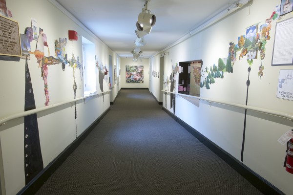 Installation View, Sally Gil: Out of This World, at The Bennington Museum
