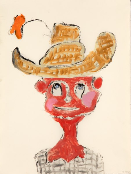 Dusty Boynton 16 2020 mixed media monoprint 30 x 22 in.