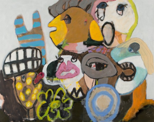 Dusty Boynton Big Gulp 2016 mixed media on canvas 46 x 58 in.