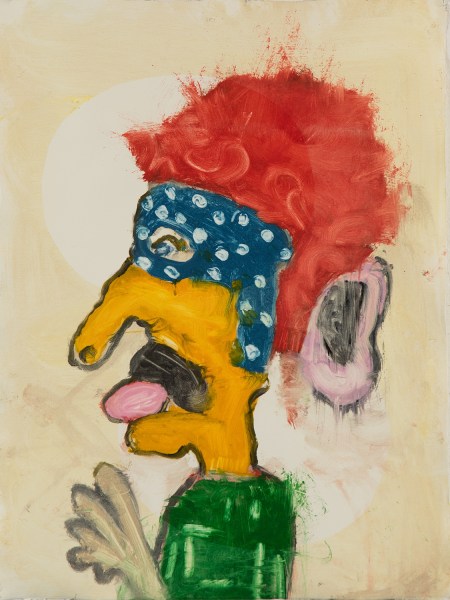 Dusty Boynton #2 2020 mixed media monoprint 30 x 22.5 in.