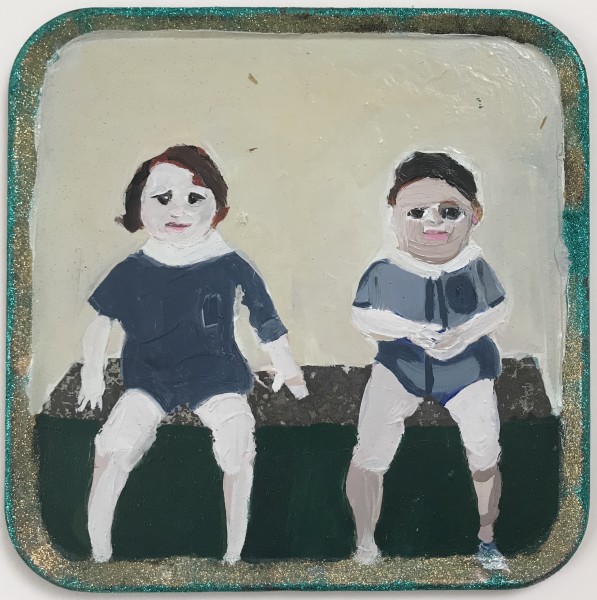 Melora Griffis, bench twins, 2018