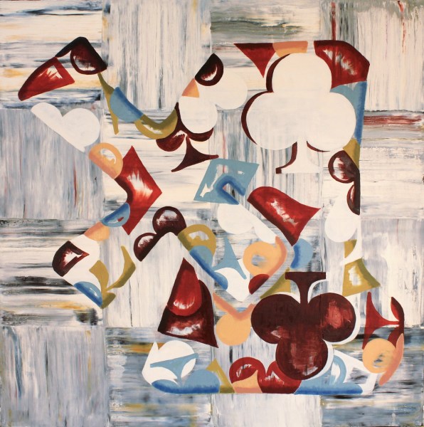 Brian Fekete Dutch Motor: Summer 2019 oil on canvas 40 x 40 in.
