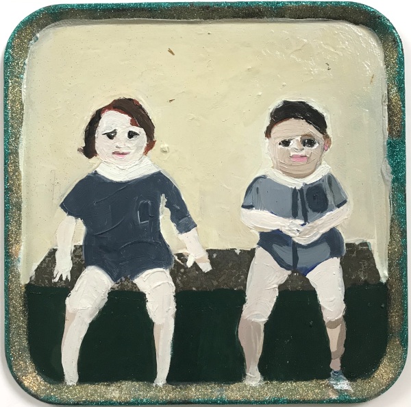 Melora Griffis, bench twins, 2018