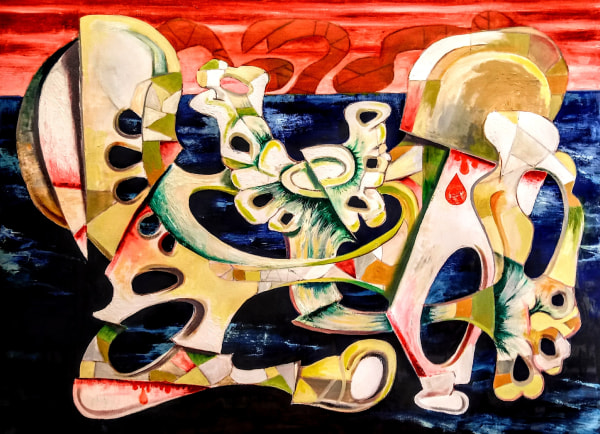 Brian Fekete Fertile Crescent 2020 oil on canvas 36 x 48 in.