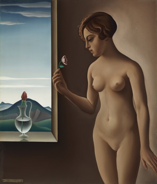 Josef Mangold Nude by a Window