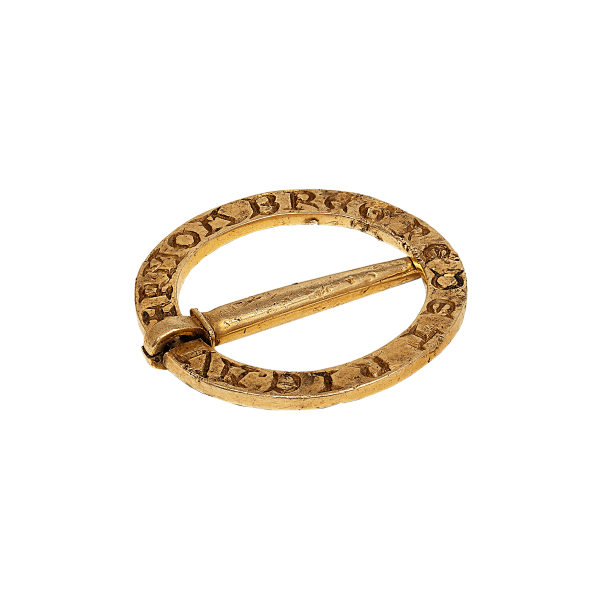 Medieval Love Ring Brooch