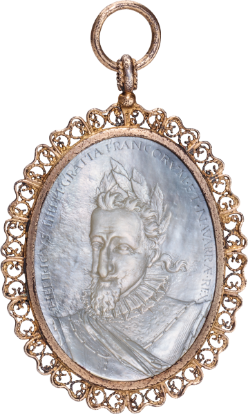 Pendant with Cameo of King Henry of France