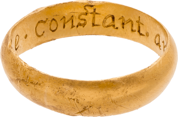 Posy Ring Be constant and true