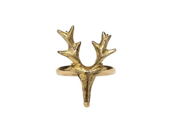 Stag Head Ring