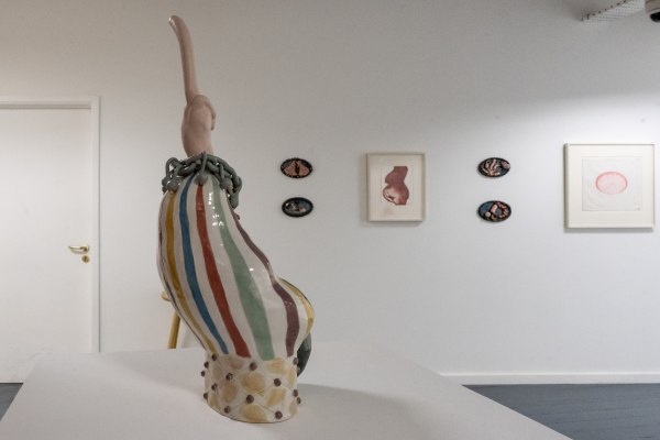 Holly Stevenson ceramics and Louise Bourgeois works on paper