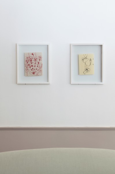 Annabel Emson, Flower Cycle (left) and Open Space (right), 2012