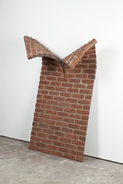 Alex Chinneck, Brick Study C (folded wall), 2012