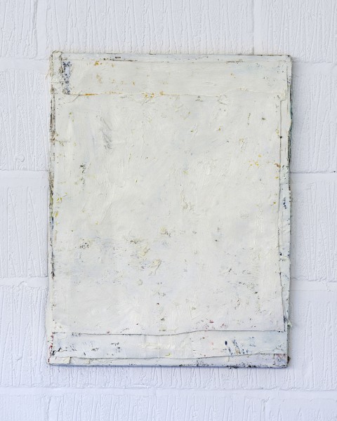 Bobby Dowler, Painting-Object_(01.08.12) (white), 2012