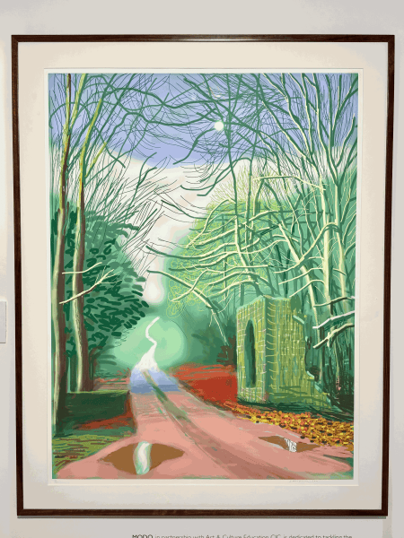 David Hockney, The Arrival of Spring in Woldgate East Yorkshire, 19th February 2011, 2011