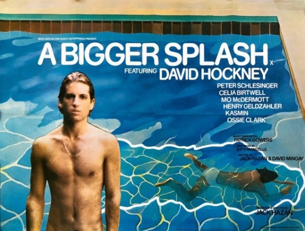 David Hockney, David Hockney Original Film Poster 'A Bigger Splash' , 1974