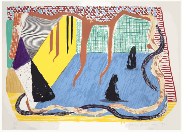 David Hockney, Ink in the Room, 1993