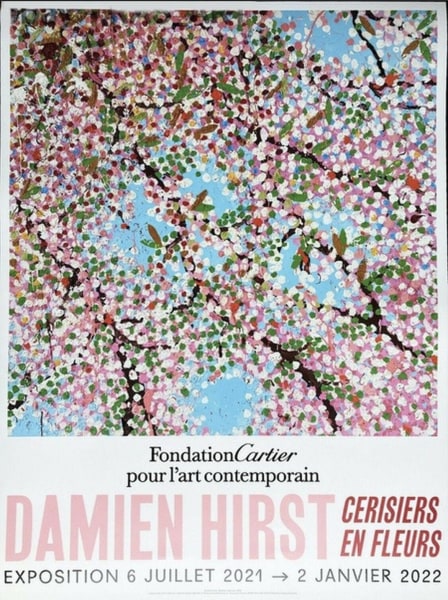 Damien Hirst, FOUNDATION CARTIER POUR L'ART CONTEMPORIAN POSTER, 2021