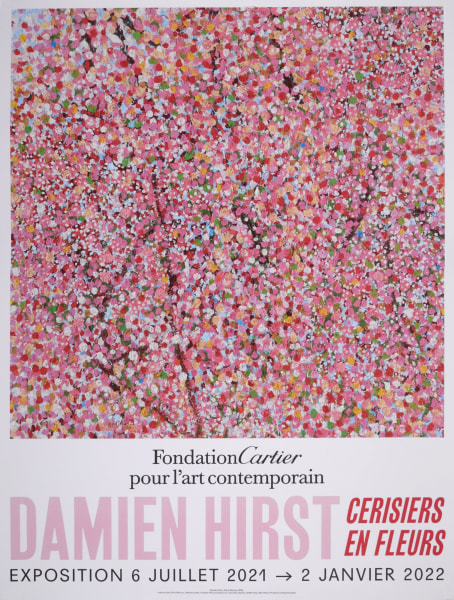 Damien Hirst, God's Blossom, Cerisiers en fleurs, 2021