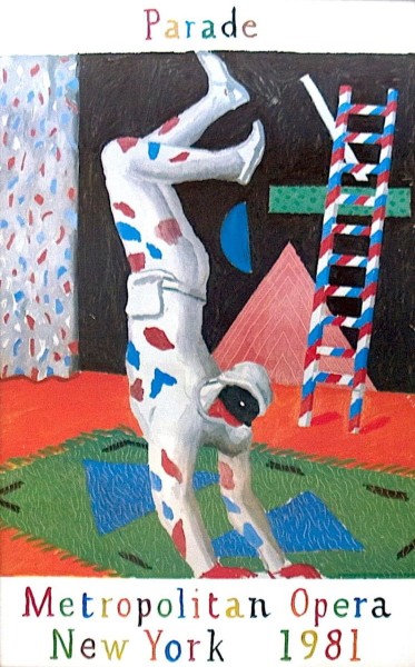 David Hockney, David Hockney 'Parade' Poster 1981 , 1981