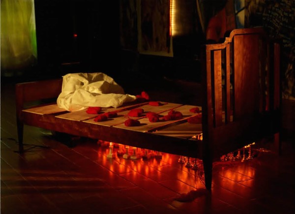 The Room of Whispers (Detail), 2010, multi-media installation.