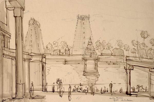 50. André Maire (1898 - 1987), Chidambaram Temple, 1938