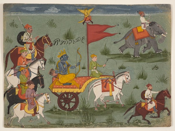 An Illustration to a Mahabharata Series