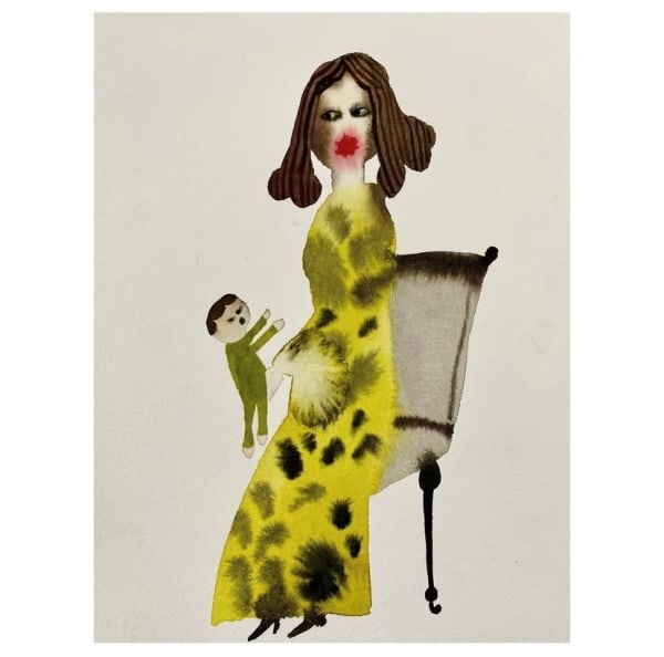 Bliss Coulthard Guest RWS Billie watercolour on paper Frame: 21 x 29.7cm £500