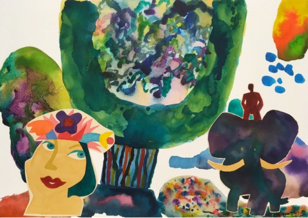 Gerry Baptist RWS RE He Wants To Be A Hero Just For One Day! watercolour 42 x 59cm £950