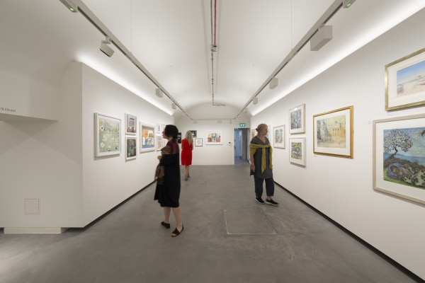 The second of two lower ground floor galleries, facing towards the lift lobby