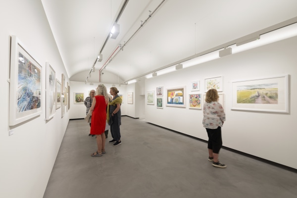 The second of two lower ground floor galleries
