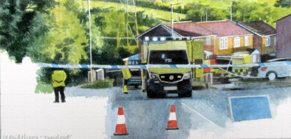 Mike Middleton, Incident