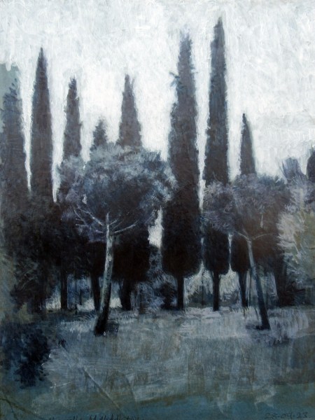 Mike Middleton, Trees near the Villa