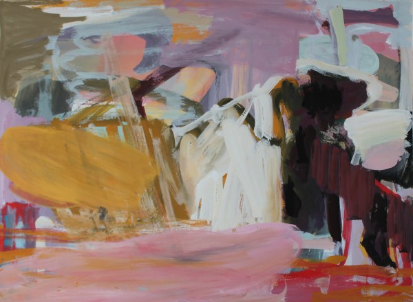 Julie D. Cooper Escapade gouache Framed Frame: 55 x 73cm