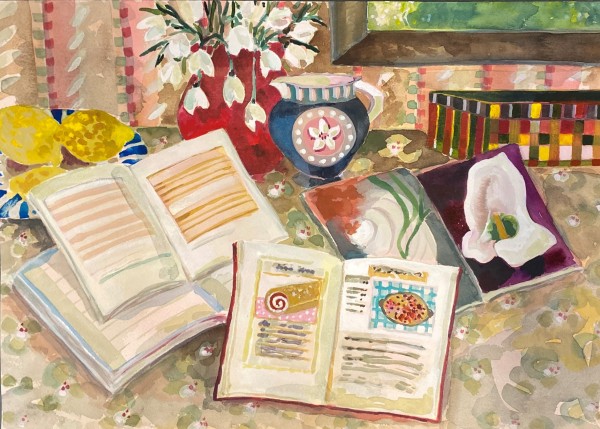 Lottie Cole, Agnes Martin, Georgia O'Keefe and Cherry Clafoutis
