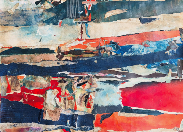 Robin Richmond, From a Distance, Red Tide, Amagansett, New York