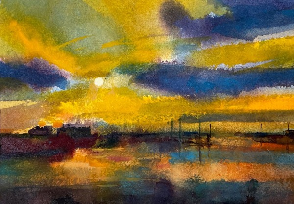 Francis Bowyer, Setting Sun over the Blyth