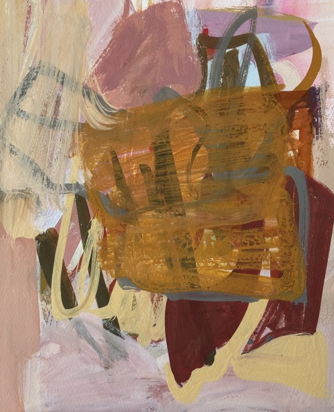 Julie D. Cooper Twisted gouache Unframed with window mount Artwork: 29 x 24cm