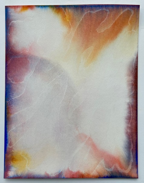Barbara Nicholls Flurry No.1 watercolour Frame: 52 x 40cm Artwork: 42 x 30cm