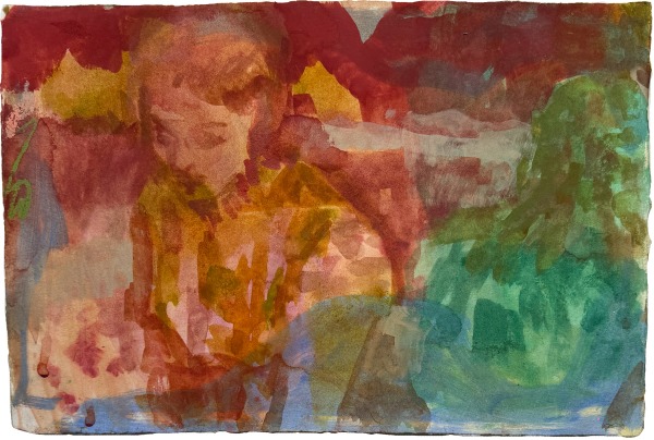 Caroline Cornelius Mothers and Daughters watercolour & acrylic on paper Unframed Artwork: 19 x 28.5cm