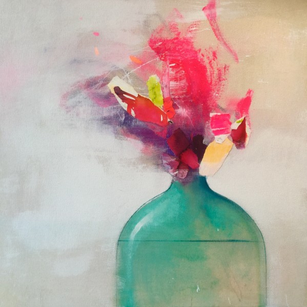 Fran Mora, Flowers in Vase I