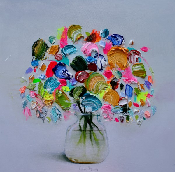 Fran Mora, Vibrant Flowers No.II, 2019